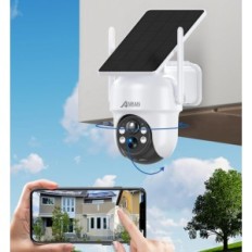 Angran 4MP HD-overvåkningskameraer, 64 GB, Wi-Fi, 12 V