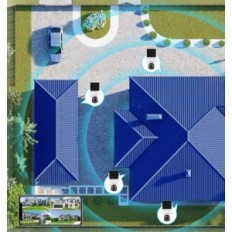 Κάμερες παρακολούθησης 4MP HD, 64 GB, Wi-Fi, 12 V