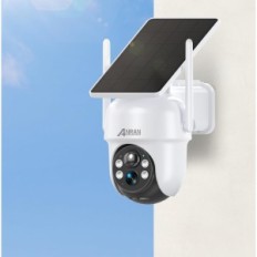 Angran 4MP HD-overvåkningskameraer, 64 GB, Wi-Fi, 12 V