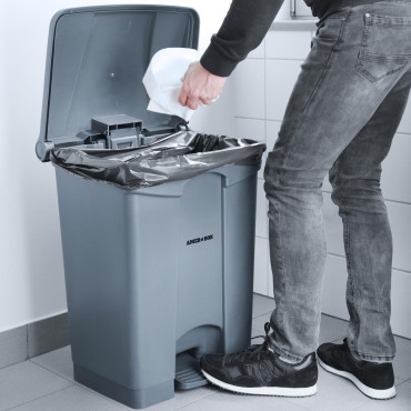 Desperdício de cesto de lixo de contêiner com pedal 87L Desperdício de cesto de lixo de contêiner com pedal 87L