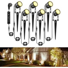 "GreenClick" sodo lempos, 1800 lm, 25W, IP65, 21m, 6 vnt