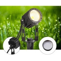 Lámparas de jardín Greenclick, 1800 LM, 25W, IP65, 21m, 6 piezas, usadas
