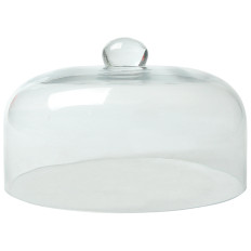 Glass Dome for røykfrie retter på en tallerken - Hendi 199978