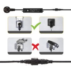 Kerti fények Grenhalick, 1800 lm, 25W, IP65, 21m, 6 darab, használt