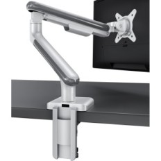 DESKTRONIC stand for one monitor, VESA 75/100 mm, white