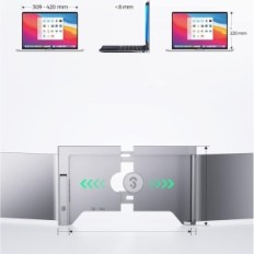 Triple Somfon Monitor, 1920 x 1080, 5V, 15 W, 14 tum