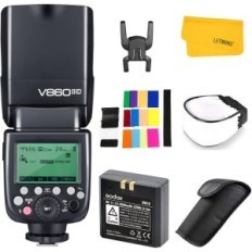 Flash para câmera de Godox v860ii-C Speedlite, para Canon, 2000 mAh