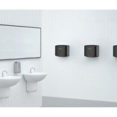 Kézszárító AIKE Air Wiper, 220 V, 1400 W, fekete, használt