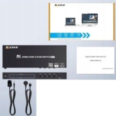 KVM YOUTINGHDAV KC- KVM401A, 4 HDMI portok, 4K 60 Hz, Post- kiállítás