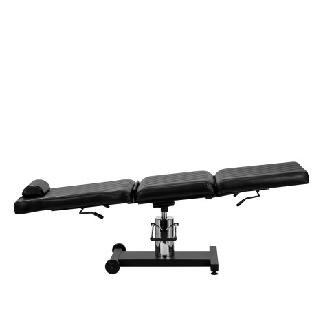 Poltrona tatuaggi Pro Ink 612 nera — vista laterale