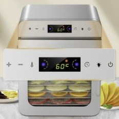 Déshydrateur pour séchage de fruits Resteq, 400 W, 10 étagères, acier inoxydable