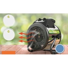 Elektryczny grzejnik do szklarni Bio Green Palma, 2 x 1000 W, Używany