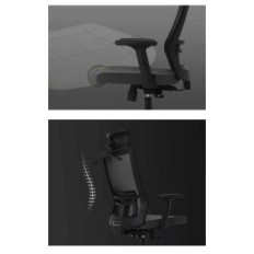 Ergonomischer Bürostuhl G31 LB31HB, rotierend, mit Mesh, für Studenten