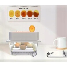 Automatisk inkubator okkobi for 12 egg for høner, ender og andre, brukt