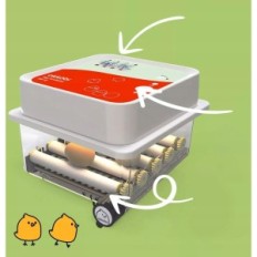 Incubadora automática Okkobi por 12 huevos para gallinas, patos y otros, usados