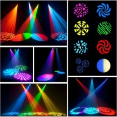 Lampada scenica wzybuta, 8 colori