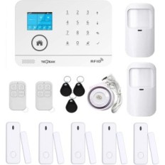 Tecpeak Wi-Fi GSM signalizacijos sistema Belaidis namų saugumo rinkinys, paroda