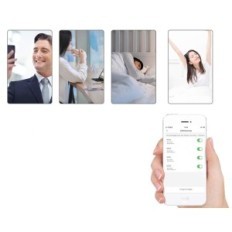 TECPEAK Wi-Fi GSM alarmsystem Trådløst Hjem Sikkerhedssæt, Udstilling