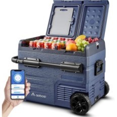Külmkapp Kaasaskantav 45 L 12V 220V WiFi turistide külmkapp AAOBOSI TWW45 Kompressor temperatuuri reguleerimine