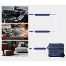 Ψυγείο Φορητό 45 L 12V 220V WiFi Τουριστικό ψυγείο AAobosi Twww45 Συμπιεστής με ρύθμιση θερμοκρασίας