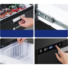 Aaobosi car fridge, 12 V, up to -20 ° C, 31 L