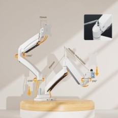 PURORSEN GSMT-232 Χειρολαβή οθόνης, 2 οθόνες, 17-35 ίντσες, USB