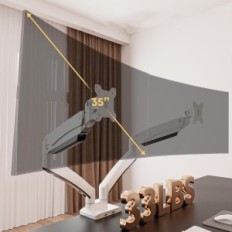 Putresen GSMT-232 Monitor käepide, 2 monitorid, 17-35 tolli, USB