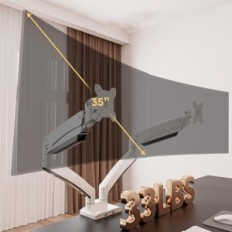 Putresen GSMT-232 Monitor käepide, 2 monitorid, 17-35 tolli, USB