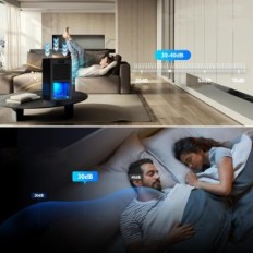 Déshumidificateur d'air Kiumo 60W 5 L Dispositif de réduction de l'humidité efficace