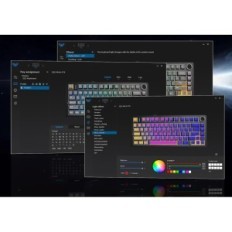 EPOMAKER X AULA F75 Tesnilka Mehanska tipkovnica, Bluetooth, USB-C