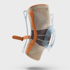 Bauerfeind Protecteurs de genou, laine de Merynos, Taille XS