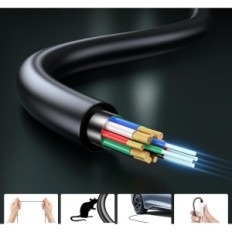 Feizlinkkabel, HDMI 2.1, 8k, 20 Meter, verwendet