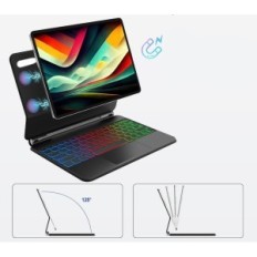 Case met Fogari-toetsenbord voor Samsung Galaxy, USB, 12.4 "tablet, gebruikt