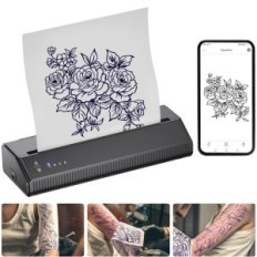 Maszyna do transferu tatuażu TATELF MHT-P8008, Bluetooth, 2500 mAh