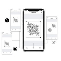 Tatelná MHT-P8008 Tattoo Transfer Machine, Bluetooth, 2500 mAh