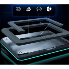 Laptop Koeling Stand Klim, 16000 tpm, USB, 17 inches