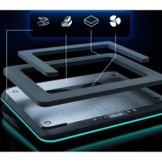 Laptop-Kühlständer Klima, 16000 U / min, USB, 17 Zoll