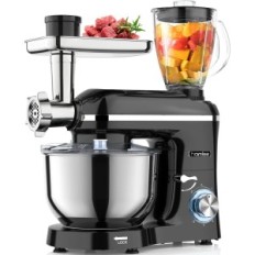 Keuken Robot Homlee 3 in 1, 1800 W, 5,5 L Multifunctionele mixer met blender en vleesmachine