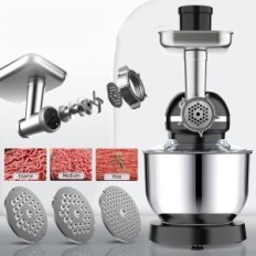 Použité Homee 3 kuchyňský robot v 1,1800W 5.5L multifunkční planetární směšovač pro dorty, smetanový a chlebový dort