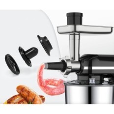 Usato Homlee 3 Robot da cucina in 1.1800 W 5.5L Miscelatore planetario multifunzionale per torte, panna e pane