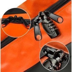 Waterproof roof box FIVKLEMNZ 21 feet3 with strips and door hooks