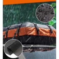 Caja de techo impermeable Fivklemnz 21 pies3 con tiras y ganchos de puerta