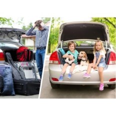 Scatola da tetto impermeabile Fivklemnz 21 piedi3 con strisce e ganci da porta