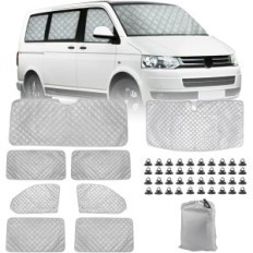 Un ensemble d'abri thermique pour VW T5 T6, 8 pcs, avec un sac de rangement
