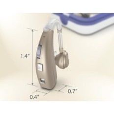 Delmicura VHP-1303 Audiencia auditiva con reducción de ruido, oro, carga 2 PCS.