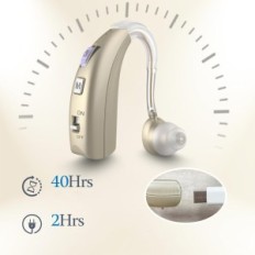 Delmicure VHP-1303 Aiuto acustico con riduzione del rumore, oro, caricamento 2 pz.