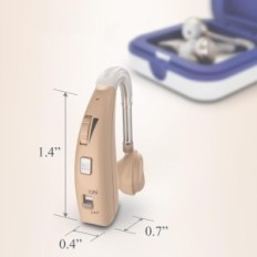 Delmicure VHP-1303 hearing aid with noise reduction, beige, loading 2 pcs