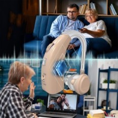 Delmicure VHP-1303 Kuullaaparaat müra vähendamisega, beež, laadimine 2 tk