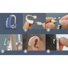 Delmicure VHP-1303 hoortoestel met ruisonderdrukking, blauw 1 pc.