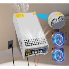 Przetwornica napięcia NUOFUWEI, 12V, 125A 1500W, Powystawowy